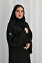 عباية كريب بقيطان اسود - 6