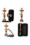 HOOKAH Gold Shisha A808 | Premium 55 cm hookah with elegant design - 2
