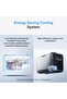 GLACIER 45L Dual-Zone Portable Car Fridge Freezer, 39H Off-Grid Cooling, Solar/AC/Car Powered Cooler Box - 4