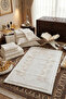 French Lace Tulip Model 4 Piece Gardenia Fabric Prayer Rug Set - 3