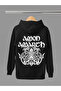 Amon Amarth Printed Cotton Long Sleeve 3-Yarn Hooded Rock Sweatshirt