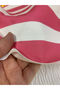 Pink and White Striped Duck Fabric - 3