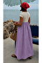 Short Sleeve Cotton Contrast Dress - Maternity & Breastfeeding - 5