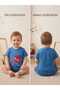 Baby Boy 3D Embroidered Embossed Top and Bottom Summer Baby Set - 5