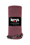 Karya Tv Blanket 130X170 cm Soft Pink Black Shawl with Patterned File