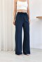 Yüksel Bel Palazzo Leg Oversize Tencel Fabric Trousers - 2