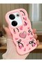 Tecno Camon 20 Compatible Case Camera Protector Pink Silicone Couple Phone Case Heart Pattern