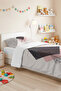 Geometric Modern Gray Young Room Single Pique Set-Powder Marble 160X220Cm Quilted Bedspread - 4