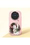 Vivo X300 Compatible Case Camera Protective Pink Silicone Couple Phone Case Girl Patterned