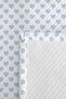 Blue Heart Modern Young Room Single Pique Set-White Minimal 160X220Cm Quilted Bedspread - 7