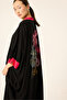 Embroidered Oversize Viscose Dress - 4