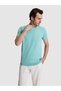 Mint Slim Fit 100% Cotton Crew Neck Knitwear T-Shirt 50320665-Vr090