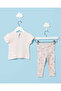 Infant Girls Pink And Peach Printed Pyjama Set - 4