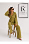 Oliviera Olive Green Double Breasted Suit - 3