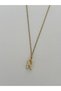 Vip Design Zircon Stone N Letter Xp Gold Color Necklace