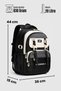 Rlx-2464 Unisex School Backpack Student Daily Travel Holiday Sports Hiking Travel Excursion Camping Daily - 7