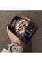 iPhone 15 Pro Max Compatible Silicone Edge Hard Back Case Couple Phone Case Evening Patterned - 4