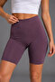 Women's Plum High Waist Slimming Stretchy Short Leggings - 2