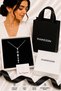 Hediye Konspet Women's Steel Pole Star Pendant Necklace - Gift for Lover's Anniversary with Boxed Bag