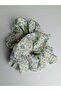 Women's Floral Pattern Scrunchie 2-Pack Hair Clip - 5