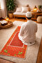 Soft Textured Non-Slip Base Machine Washable Luxury Prayer Mat - 2