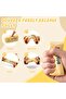 2PCS Butter Squishy – Slow Rising Butter Squishy Toy, Realistic Food Fidget Toys for Adults, Soft PU Material, Sensory Anxiety Relief & Focus Aid, Portable 5.5 Inch Squishy Butter for Office & Home - 5