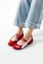 Women's Ballet Sneaker Cross-Strapped Thin Sole Casual Sports Shoes