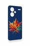 Redmi Note 13 Pro Plus Compatible Colorful Leaf Pattern Silicone Case - 2