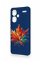 Redmi Note 13 Pro Plus Compatible Colorful Leaf Pattern Silicone Case - 4