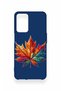 Oppo A16 Compatible Colorful Leaf Pattern Silicone Case - 2