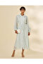 Women Blue Casual Midi Dress