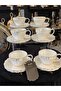 Acar Plus Luna Sedefli̇ Luxury Porcelain Coffee Cup Set 90 ml - 4