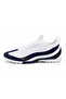Men's Football Turf Shoes Lace-Up Soccer Training Shoes White/Navy Blue Size 40 - Model BX25085-4 - 2