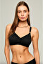 Carol Cotton Bra Without Underwire Black