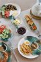 Agua 16 Piece Porcelain Breakfast Set for 6 People - 4