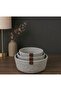 Handmade Triple Basket, Organizer Basket, Wicker Basket Set - 4
