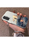Samsung Galaxy A24 Compatible Silicone Edge Hard Back Case Couple Phone Case Tower Pattern - 2