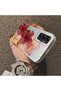 Samsung Galaxy A14 5g Compatible Silicone Edge Hard Back Case Couple Phone Case with Floral Pattern - 4