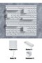 CozyNest Pegboard Wall Organizer Kit, Wall Shelf Storage Display Rack, 4 Pack Modular Hanging, White