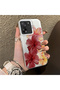 Mi 13t Compatible Silicone Edge Hard Back Case Couple Phone Case with Floral Pattern - 3