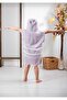 Cotton Peshtemal Poncho – Children's Bathrobe Poncho for Bath and Beach - 2