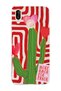Huawei P20 Lite Compatible Cactus Patterned Transparent Phone Case