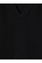 Black V-Neck Women's Ribbed Tank Top - 6