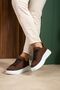 Zrc2623 - High Quality Luxen Thick Sole Suede Men's Sneaker Bitter Brown - 6