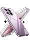 Xiaomi Mi 17t Compatible Case with Camera Protection, Soft Transparent Silicone + Screen Protector Glass Set
