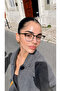 Nova Square Rectangular 55 Ekartman Metal Transparent Women Men Unisex Blue Light Protection Screen Glasses Eyewear - 6