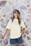 Yellow Oversize Basic Tshirt
