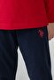 Boy's Pajama Set Printed Red Long Sleeve Pajama Set Us2635-C-V1 - 3