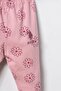 Embroidered Baby Girl Pink Long Sleeve Pajama Set Usb3247-C-V1 - 3