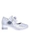 Herbebe 355 Silver Girls' 5cm Heeled Shoes - 2